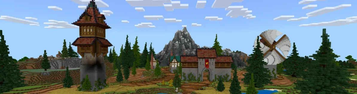 Cute Village Alpine
