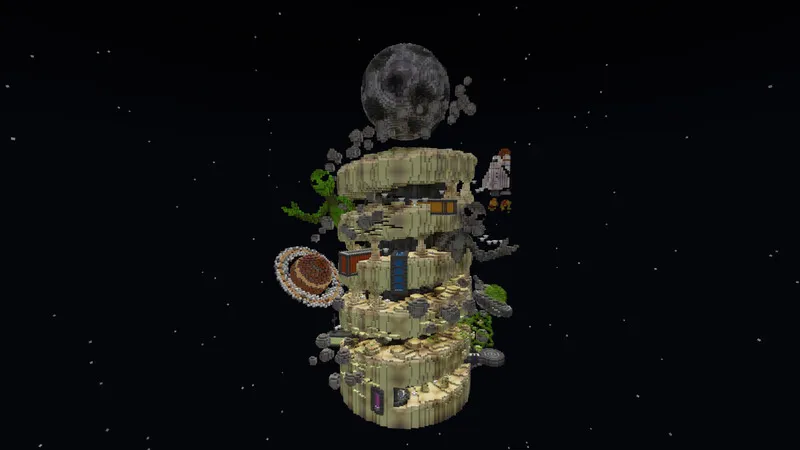 Spiral Space Parkour