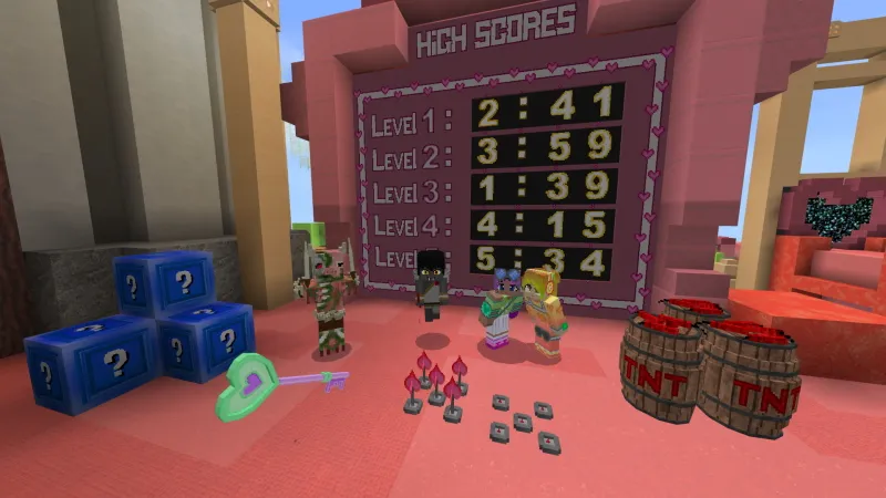 Save Cupid Lucky Block Parkour