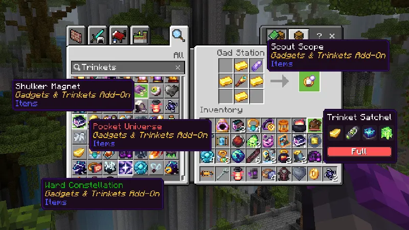 Gadgets & Trinkets Add-On