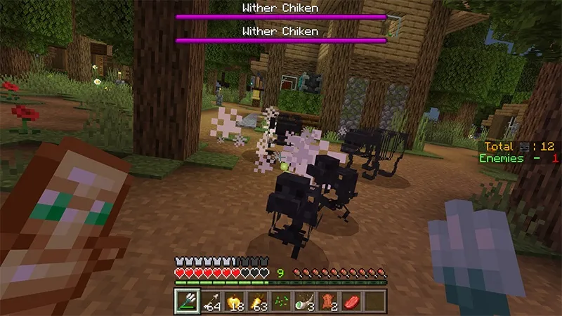 Villagers vs. Wither