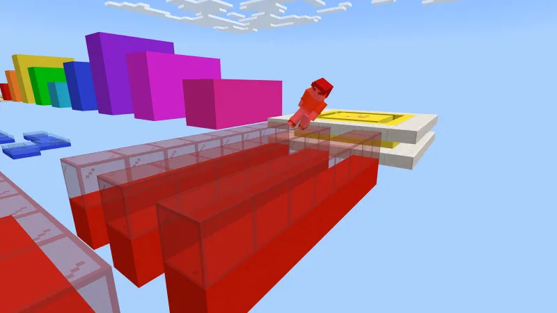 Rainbow Obstacle Parkour 2