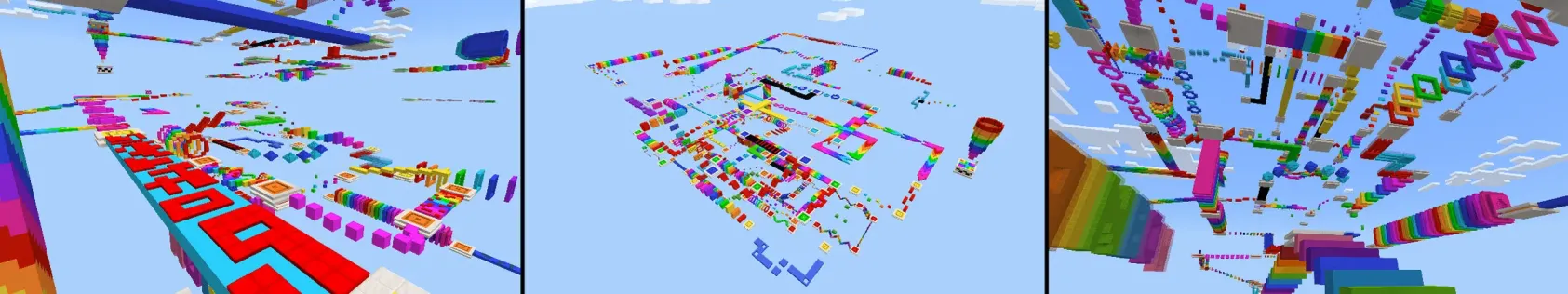 Rainbow Obstacle Parkour 2