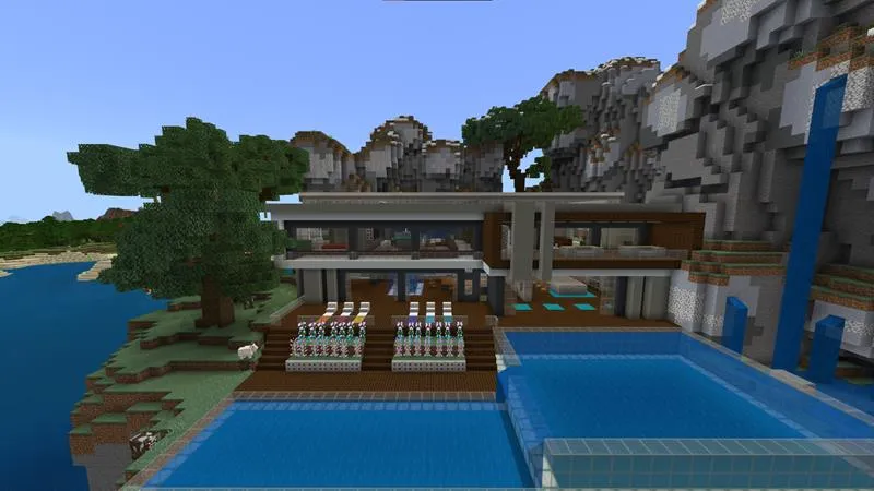 Waterfall Millionaire Mansion