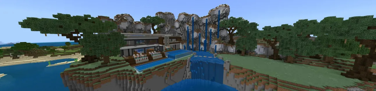 Waterfall Millionaire Mansion