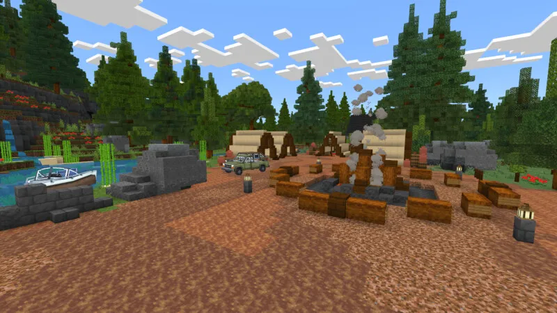 Rustic Log Mansion 2