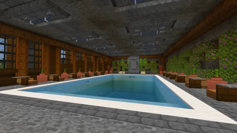 Rustic Log Mansion 2