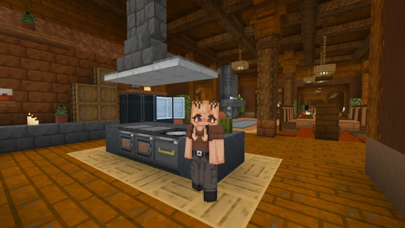 Rustic Log Mansion 2
