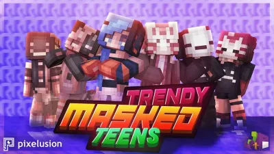 Trendy Masked Teens