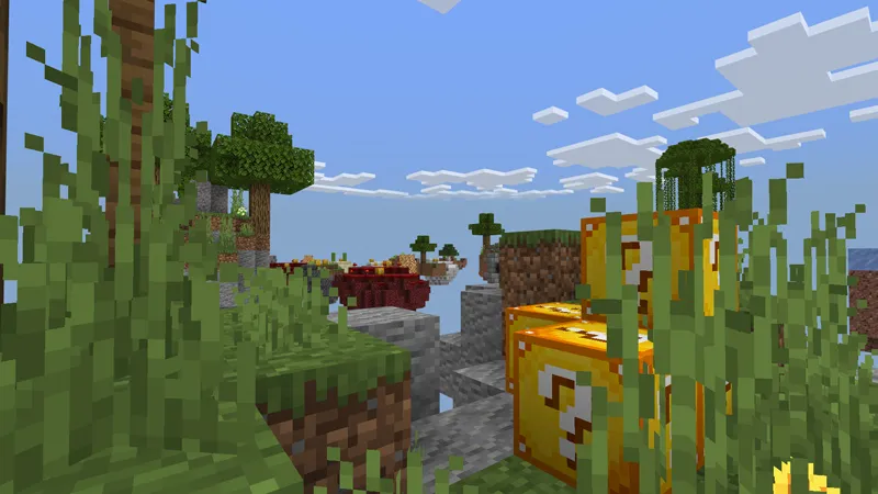 INFINITY LUCKY BLOCK SKYBLOCK!