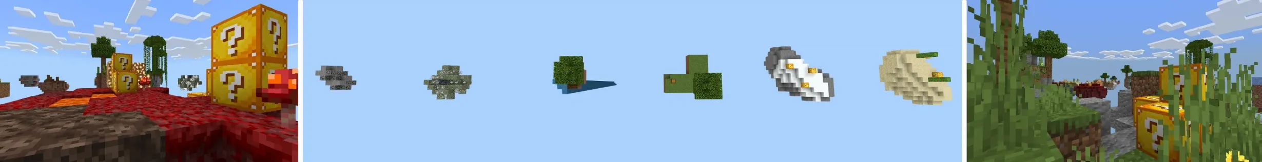 INFINITY LUCKY BLOCK SKYBLOCK!