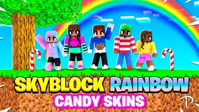 SkyBlock Rainbow Candy Skins