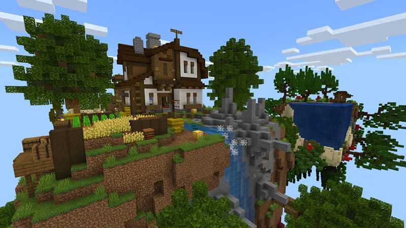 Lucky Block Sky Cubes