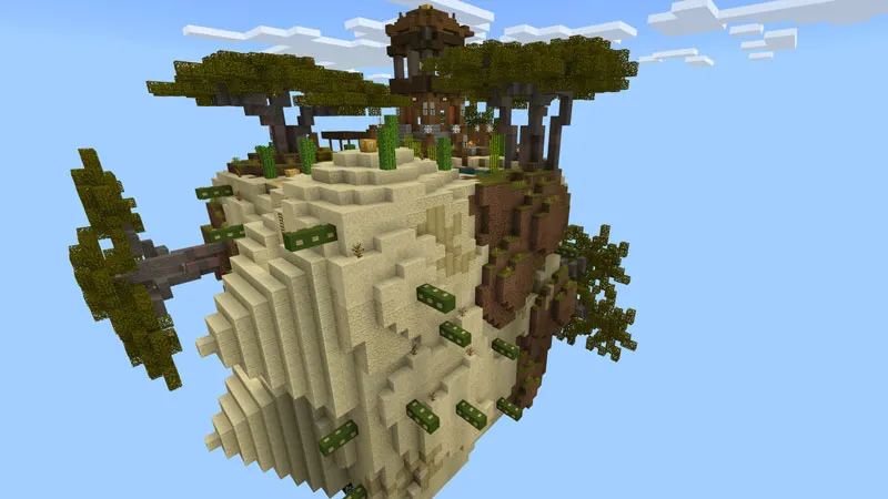 Lucky Block Sky Cubes