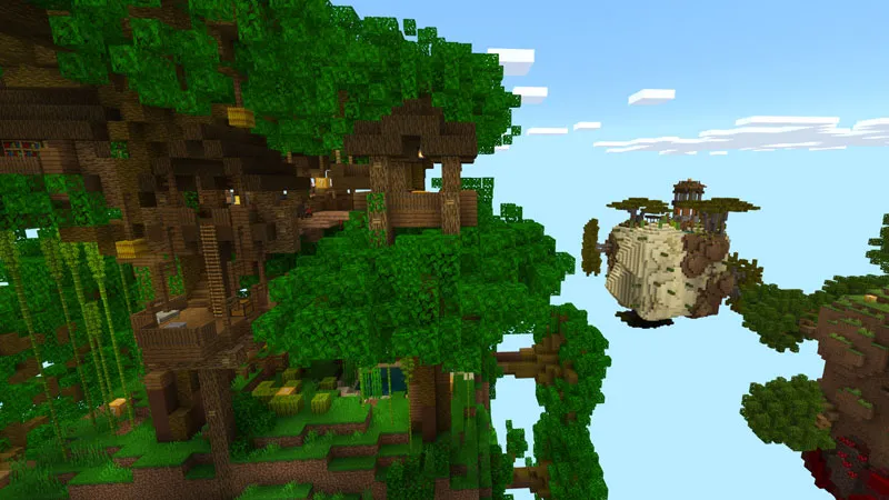 Lucky Block Sky Cubes