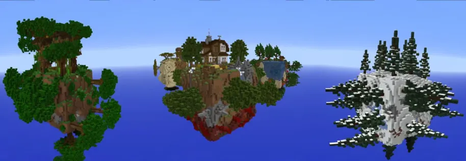 Lucky Block Sky Cubes