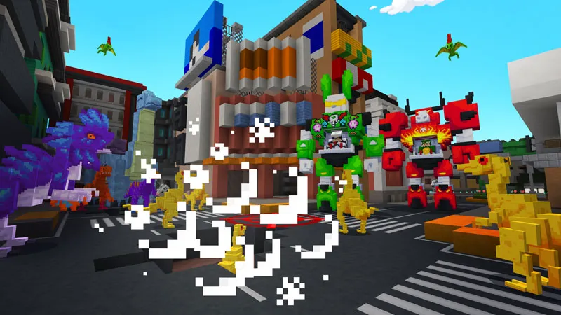 DestructoBot vs Dinosaurs