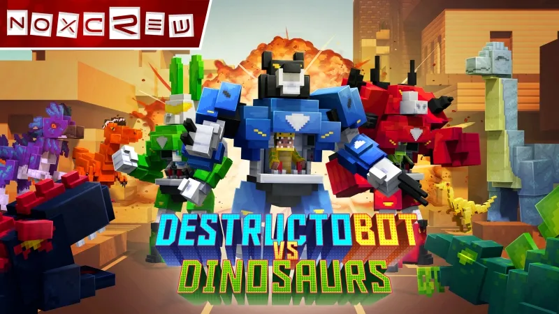 DestructoBot vs Dinosaurs