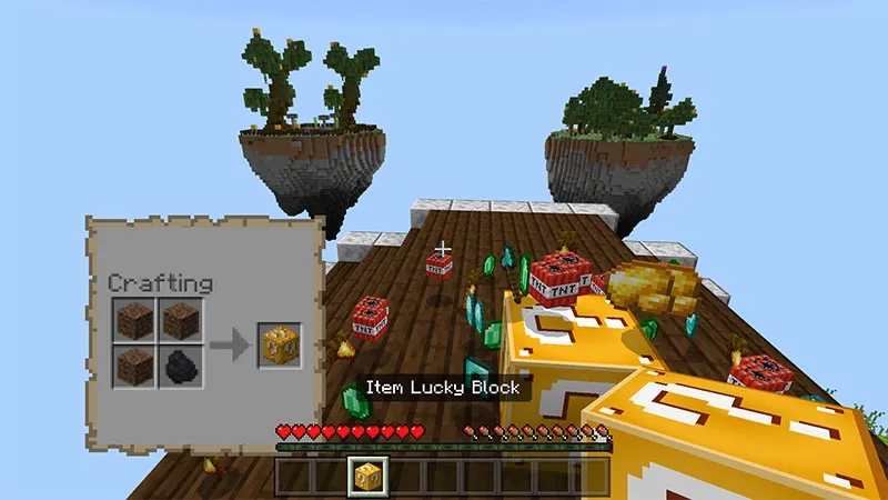 Craftable Lucky Blocks