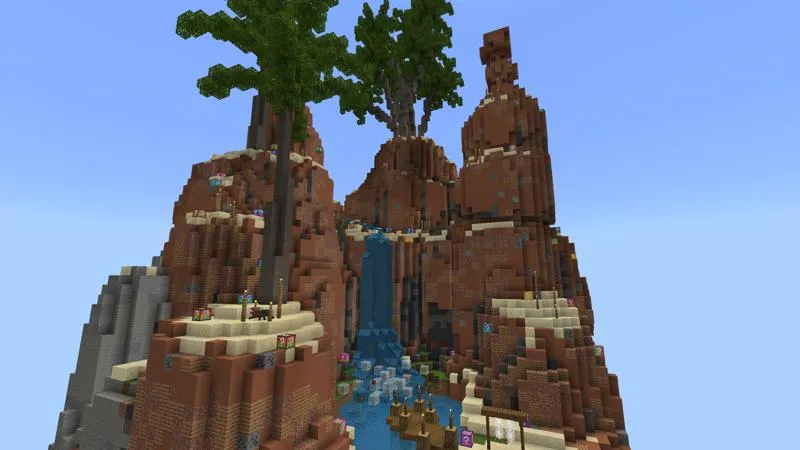 Lucky Skyblock Desert Valley