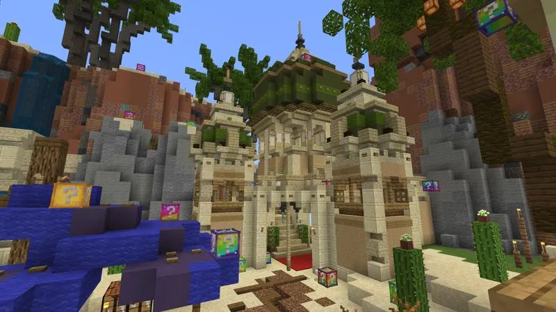Lucky Skyblock Desert Valley