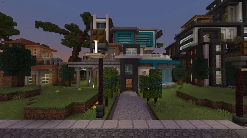 Noob vs Pro vs Hacker Mansions