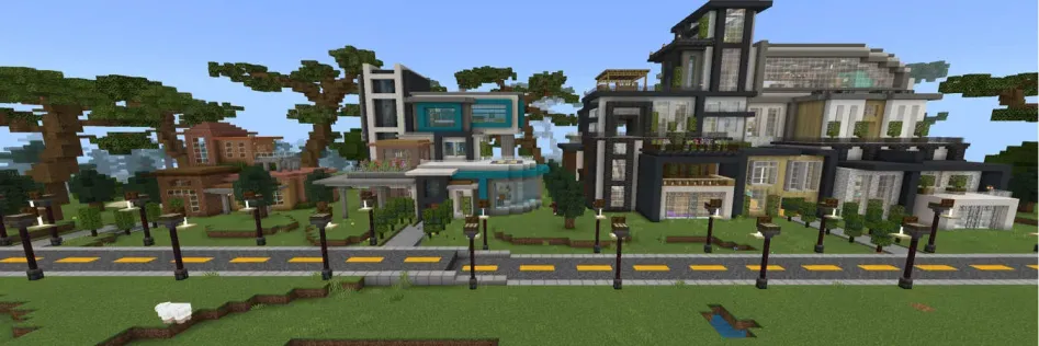 Noob vs Pro vs Hacker Mansions