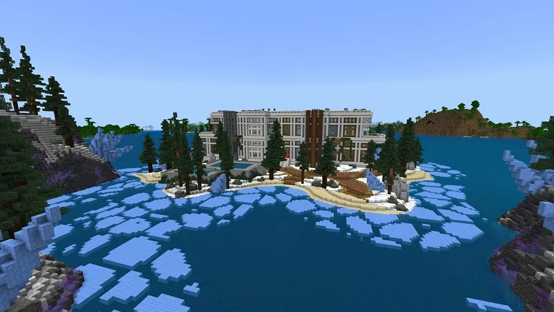 Winter Millionaire Mansion