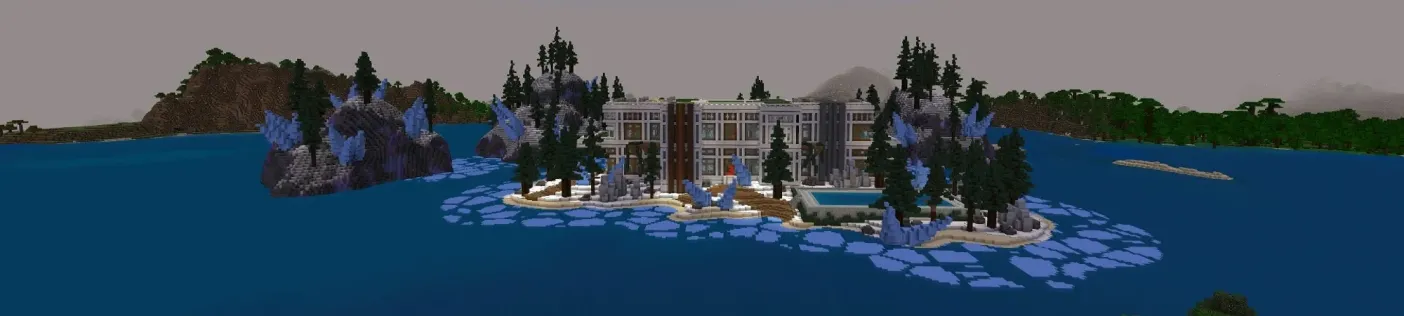 Winter Millionaire Mansion