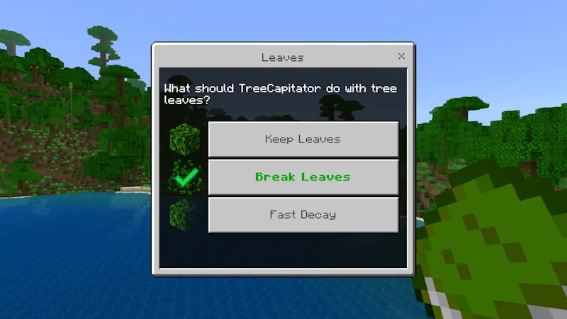 TreeCapitator Add-On