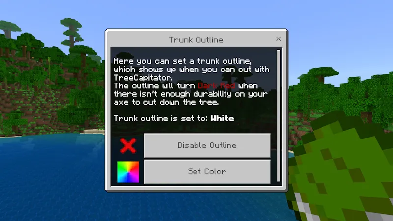 TreeCapitator Add-On