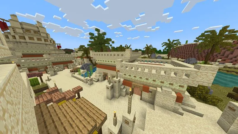 Simple Spawns Desert Village