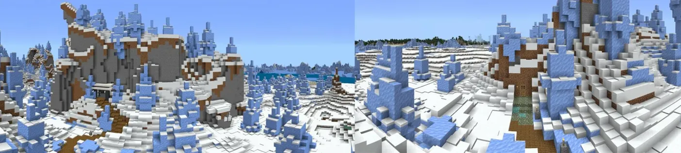 Noob vs Pro Arctic Base