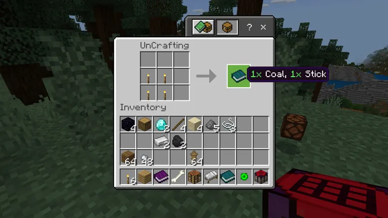 Uncrafting Items Add-On