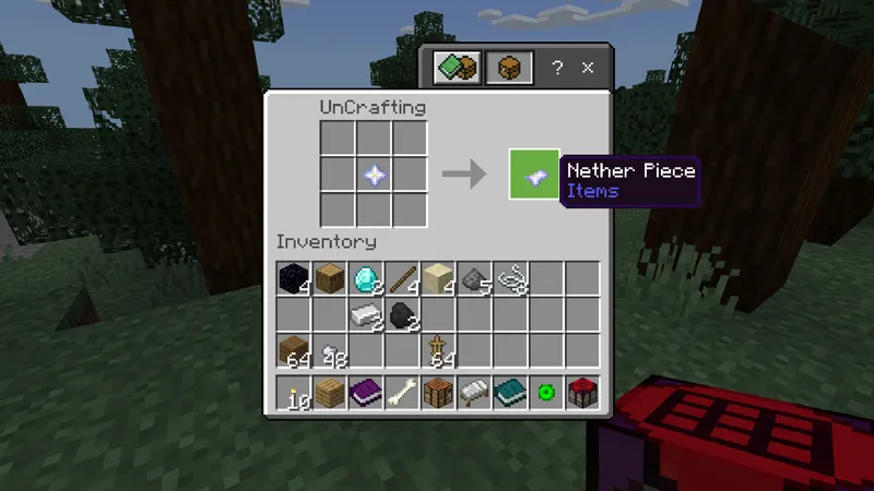 Uncrafting Items Add-On