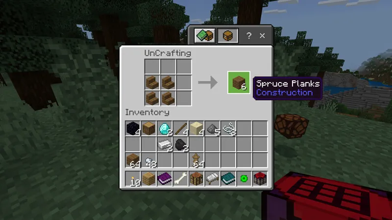 Uncrafting Items Add-On