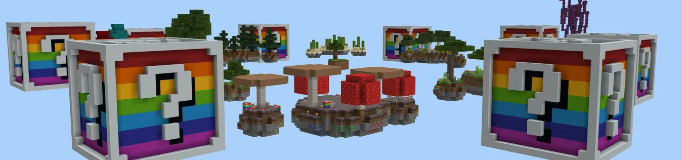 Rainbow Lucky Block Skyblock