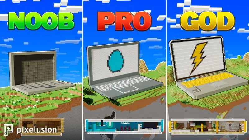 NOOB VS PRO VS GOD COMPUTER