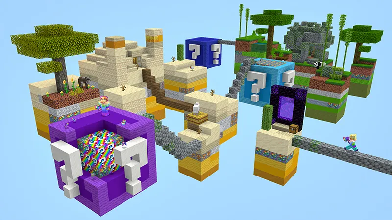Skyblock Lucky Block: Rainbow