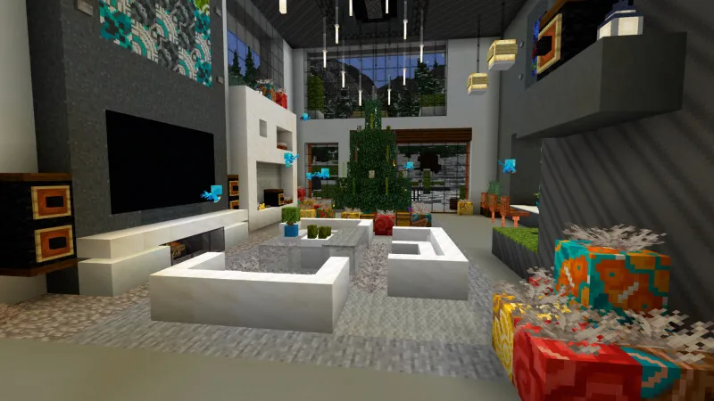 Modern Winter Mansion