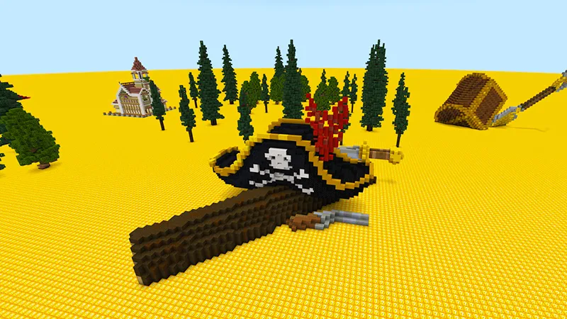 Flat Lucky Block World!