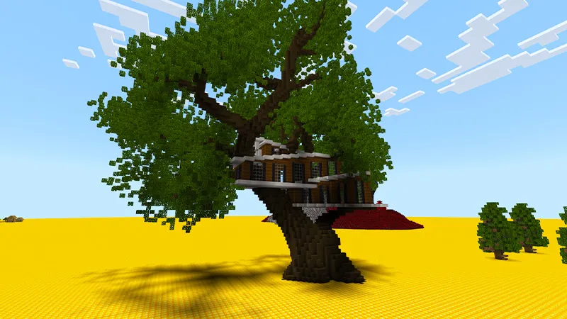 Flat Lucky Block World!