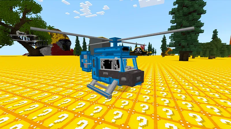 Flat Lucky Block World!