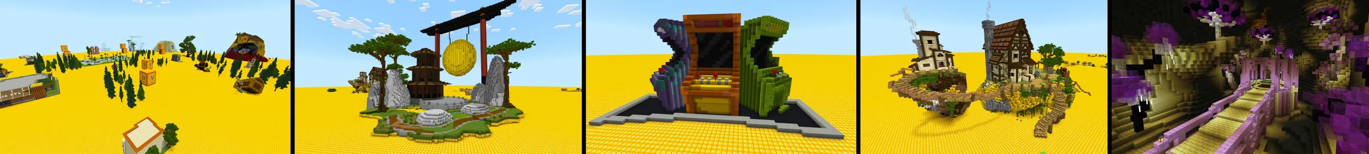 Flat Lucky Block World!