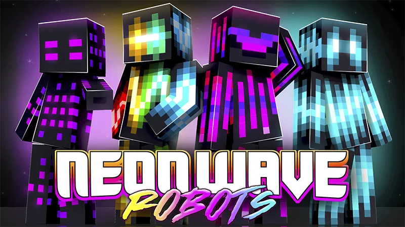 Neon Wave Robots