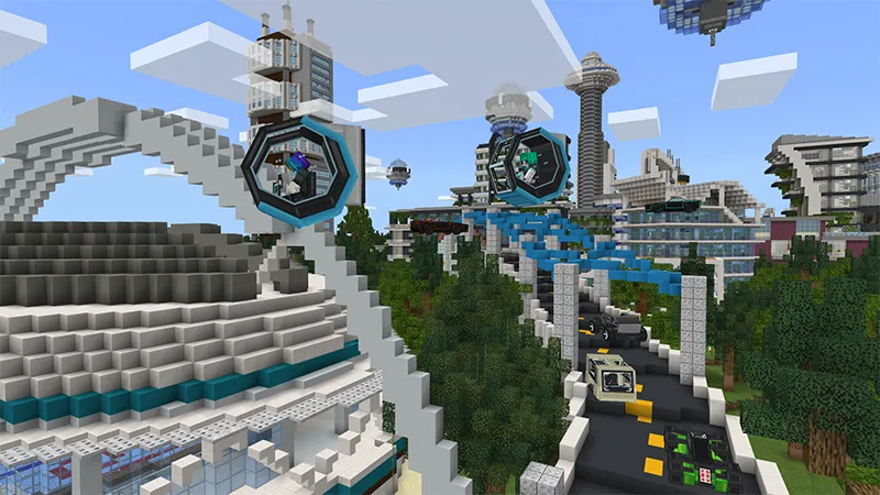 Futuristic Car Dealership