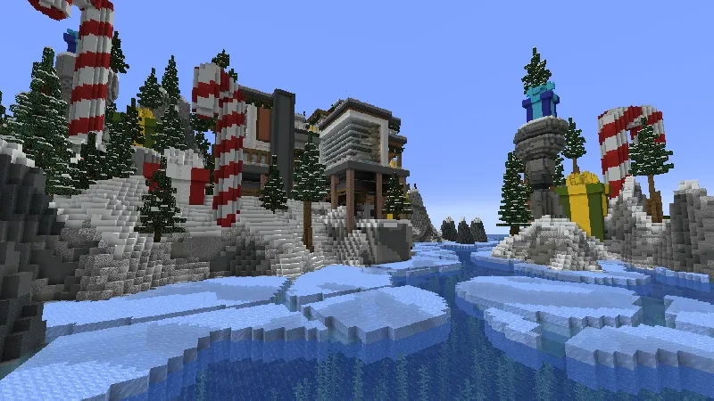 Winter Billionaire Mansion