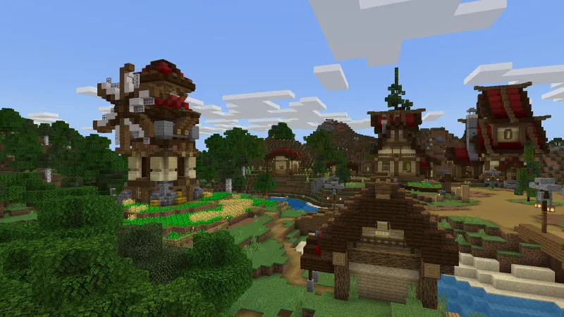 Medieval Red Village