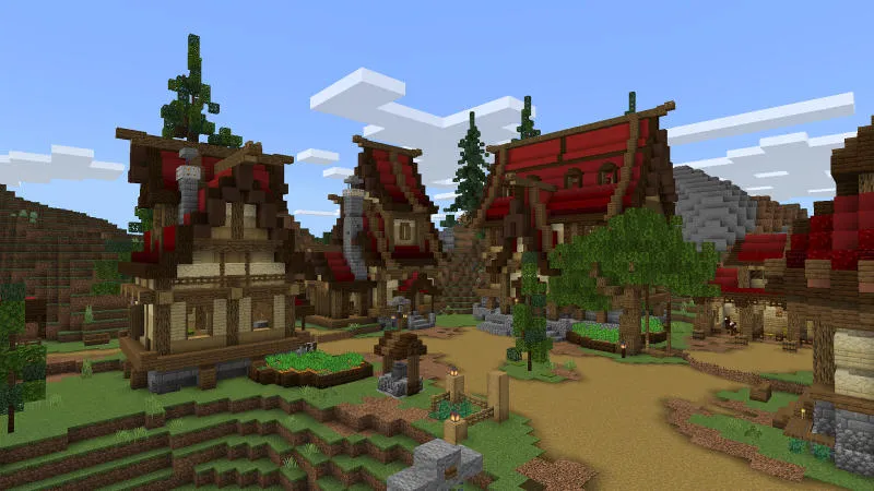 Medieval Red Village