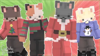 Christmas Cats Skin Pack